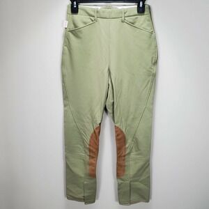 The Tailored Sportsman Riding Habits Khaki womens 26 side zip Equestrian Breeche